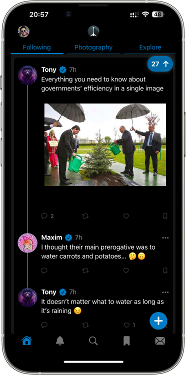 the Nostur client